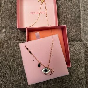 New! Swarovski Symbolica Pendent Evil Eye in Rose Gold